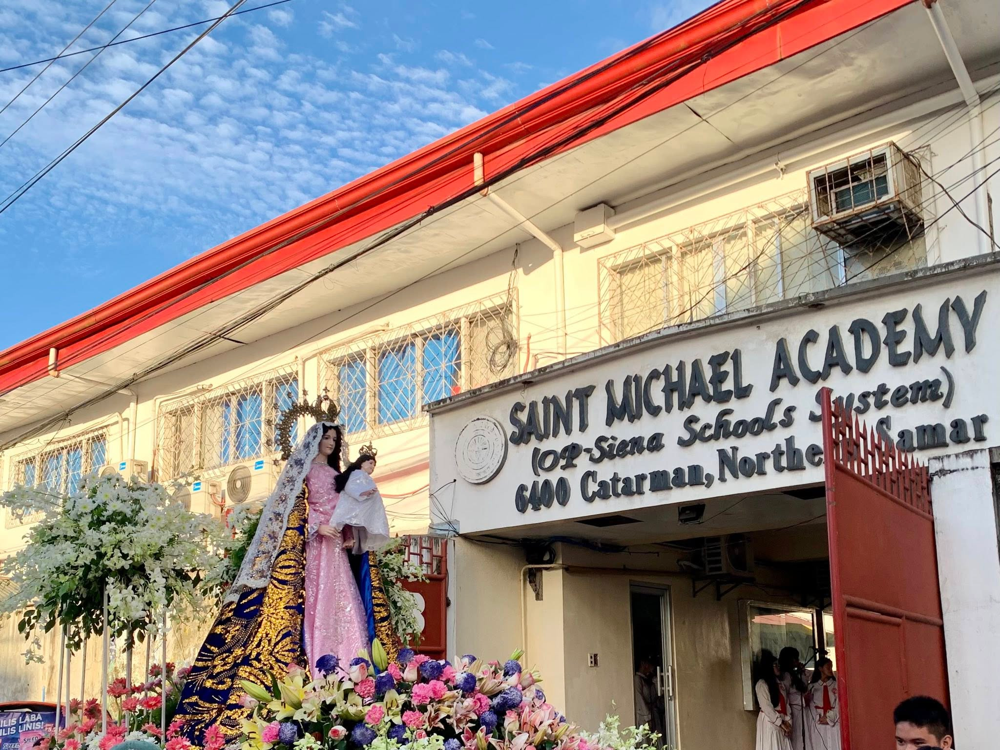 SMA Welcomes the Image of Our Lady of the Holy Rosary